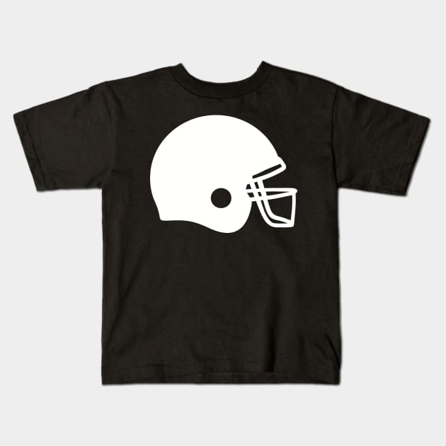 Football helmet Kids T-Shirt by Designzz